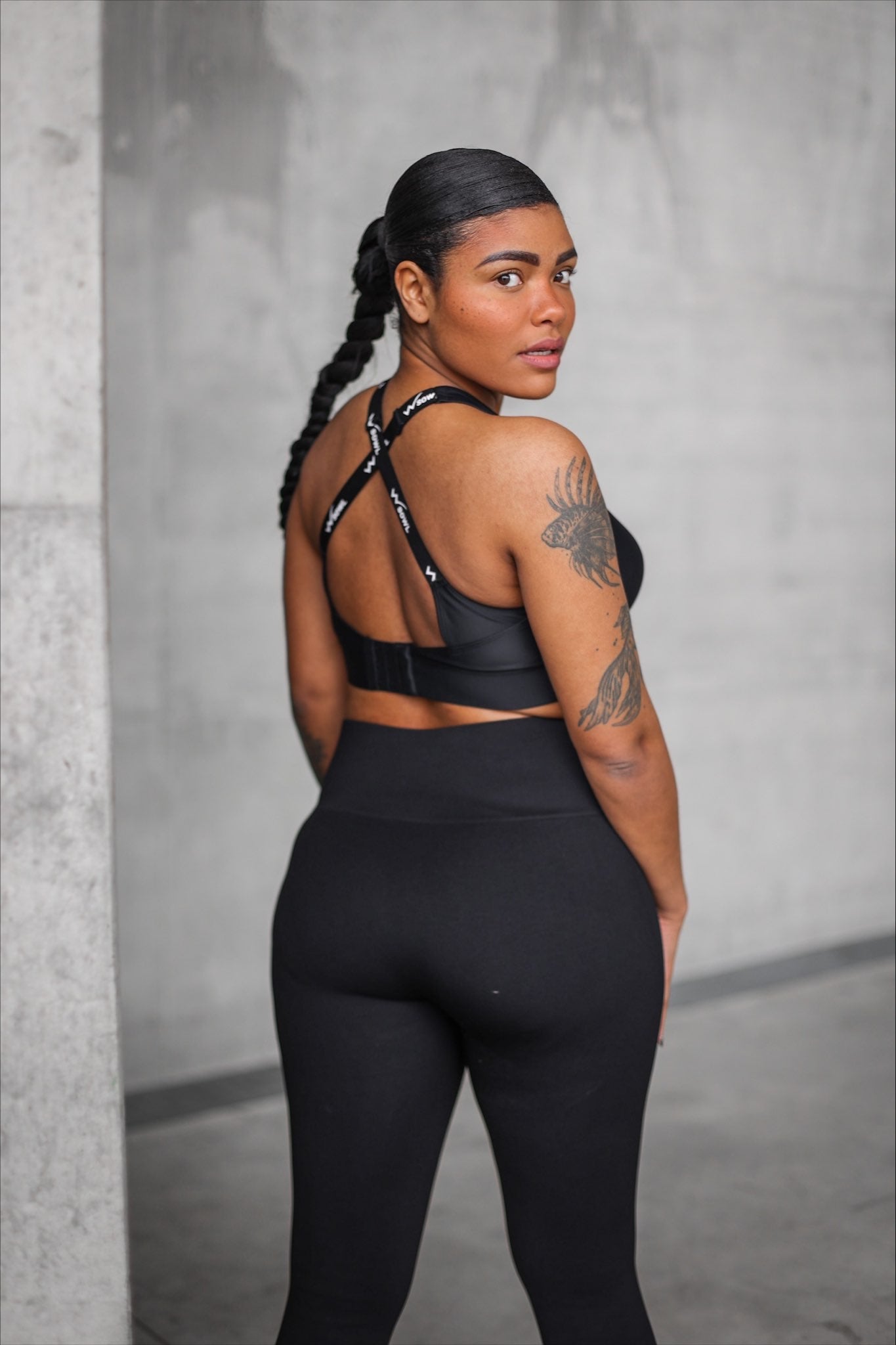 SEAMLESS LEGGING POWER NOIR SOWL La marque de Thibault et